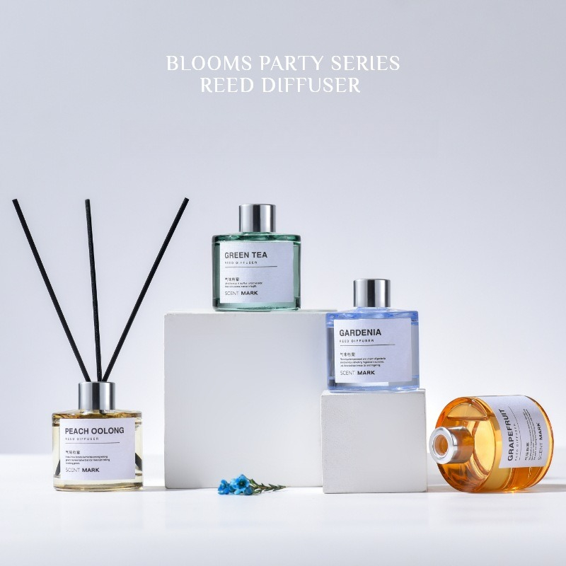 Home Fragrance Jasmine & Yuzu Porcelain Diffuser - Set Diffusore a Bastoncini da 50ML