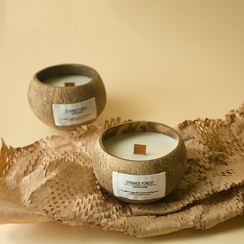 Home Fragrance Scented Candle - Candela per aromaterapia con guscio di