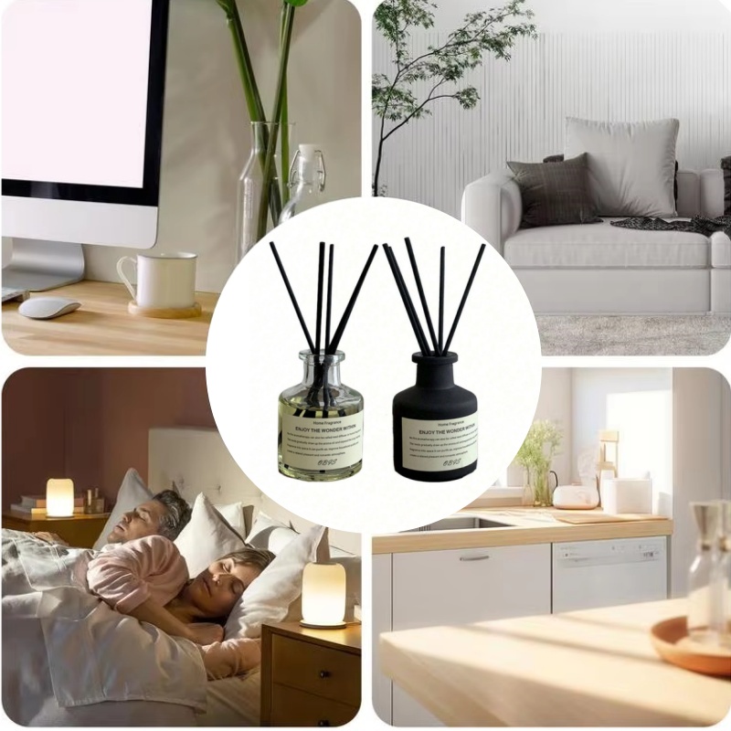 Home Fragrance Reed Diffuser - Diffusore di Fragranza per Ambienti Senza