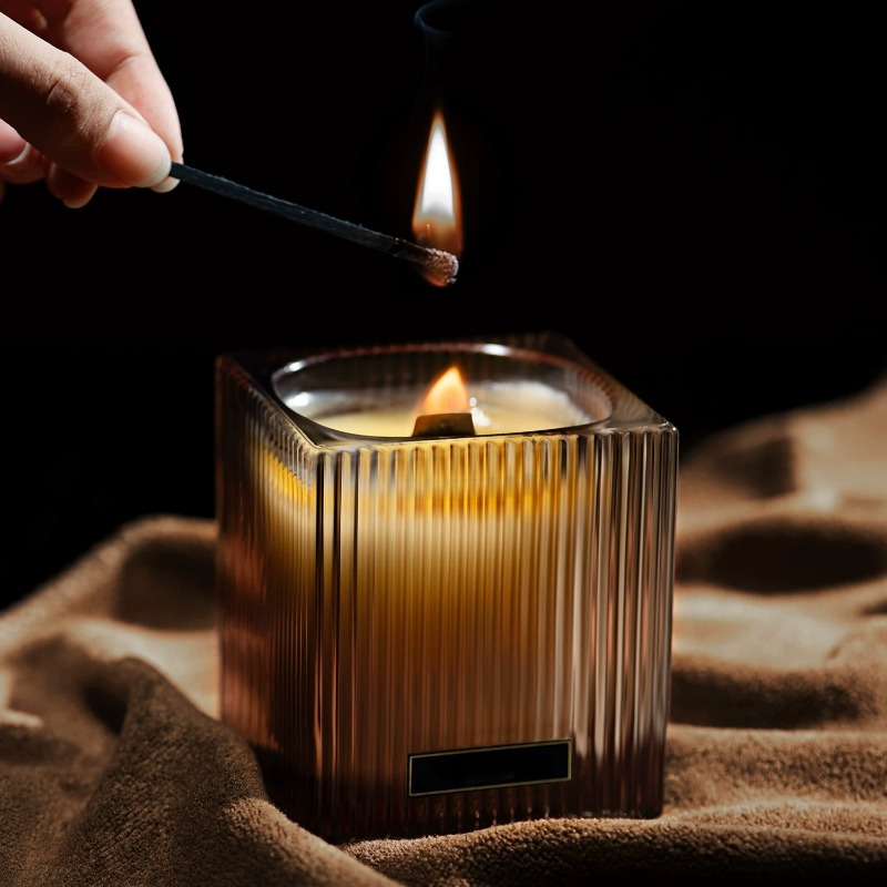 Home Fragrance Scented Candle - Candela Profumata per Aromaterapia, Fragranza a