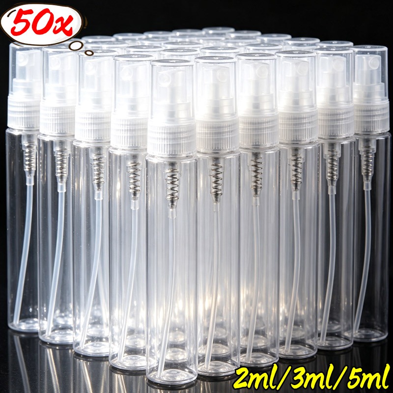 Perfume Atomizer Travel - 50/10x Mini Flaconi Spray per Profumo