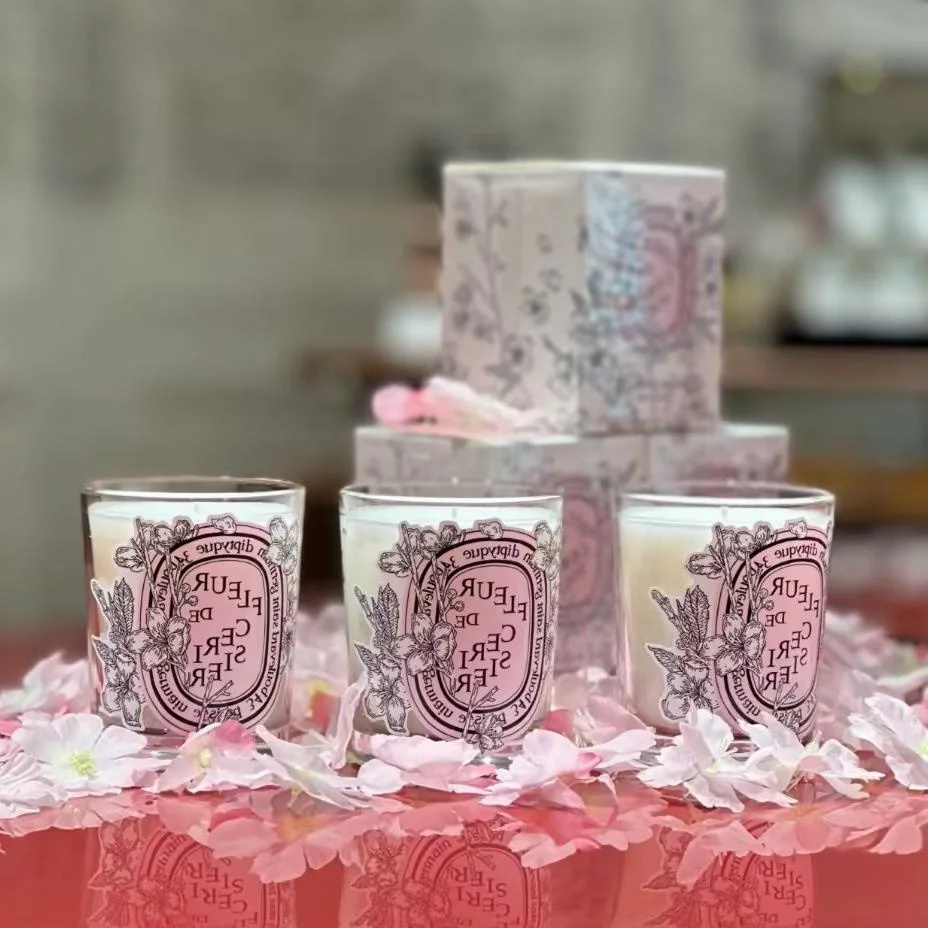 Home Fragrance Scented Candle - Romantico Limited Diptyques candele Sakura fragranza