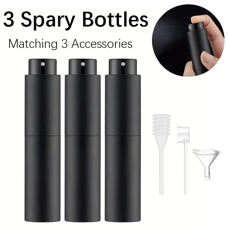Perfume Atomizer Travel - Set di 3 flaconi spray da