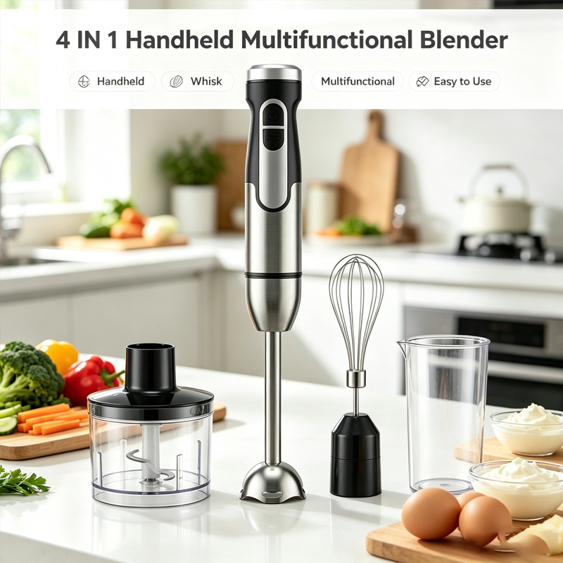 Home Fragrance No 4 - Nuovo Set Frullatore a Immersione 4-in-1