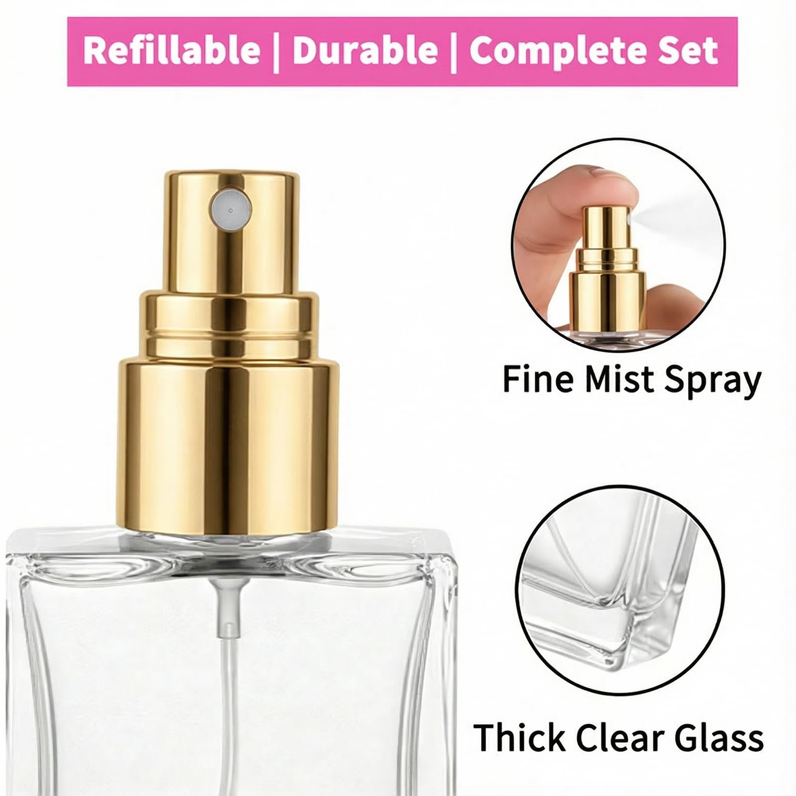 Flaconi spray per profumo in v - Perfume Atomizer Travel recensione e prezzo