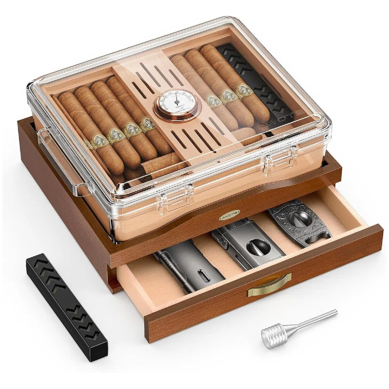 Humidor per Sigari in Acrilico - Home Fragrance Maple Walnut recensione e prezzo