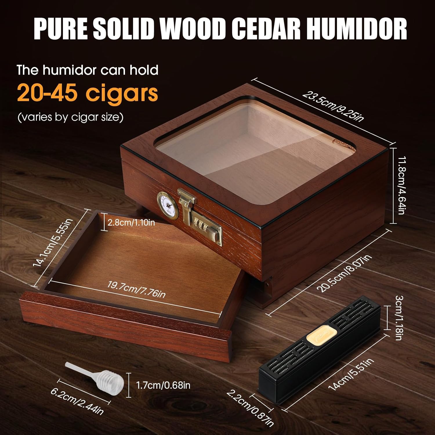 Humidor per Sigari, Scatola pe - Home Fragrance Maple Walnut recensione e prezzo
