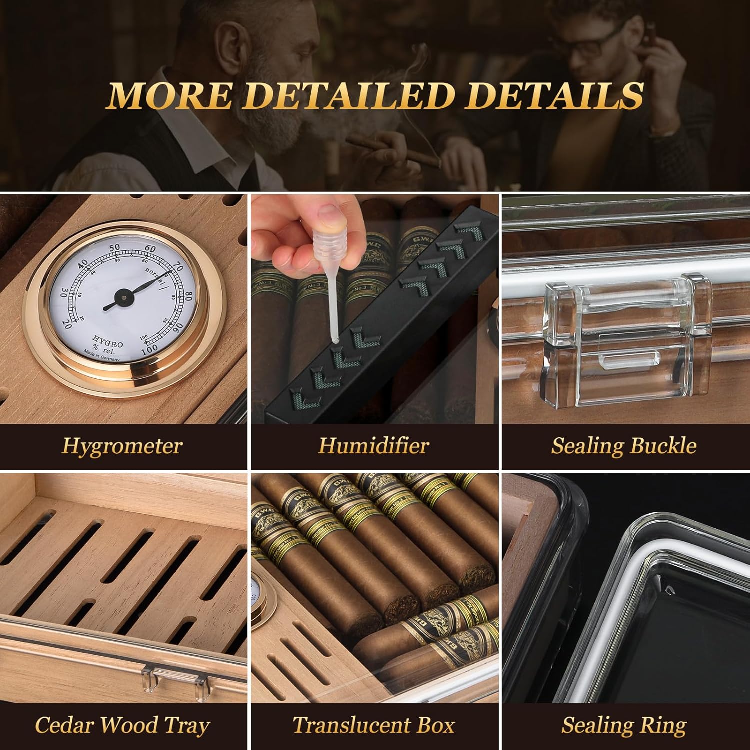 Humidor per Sigari in Acrilico - Home Fragrance Maple Walnut recensione e prezzo