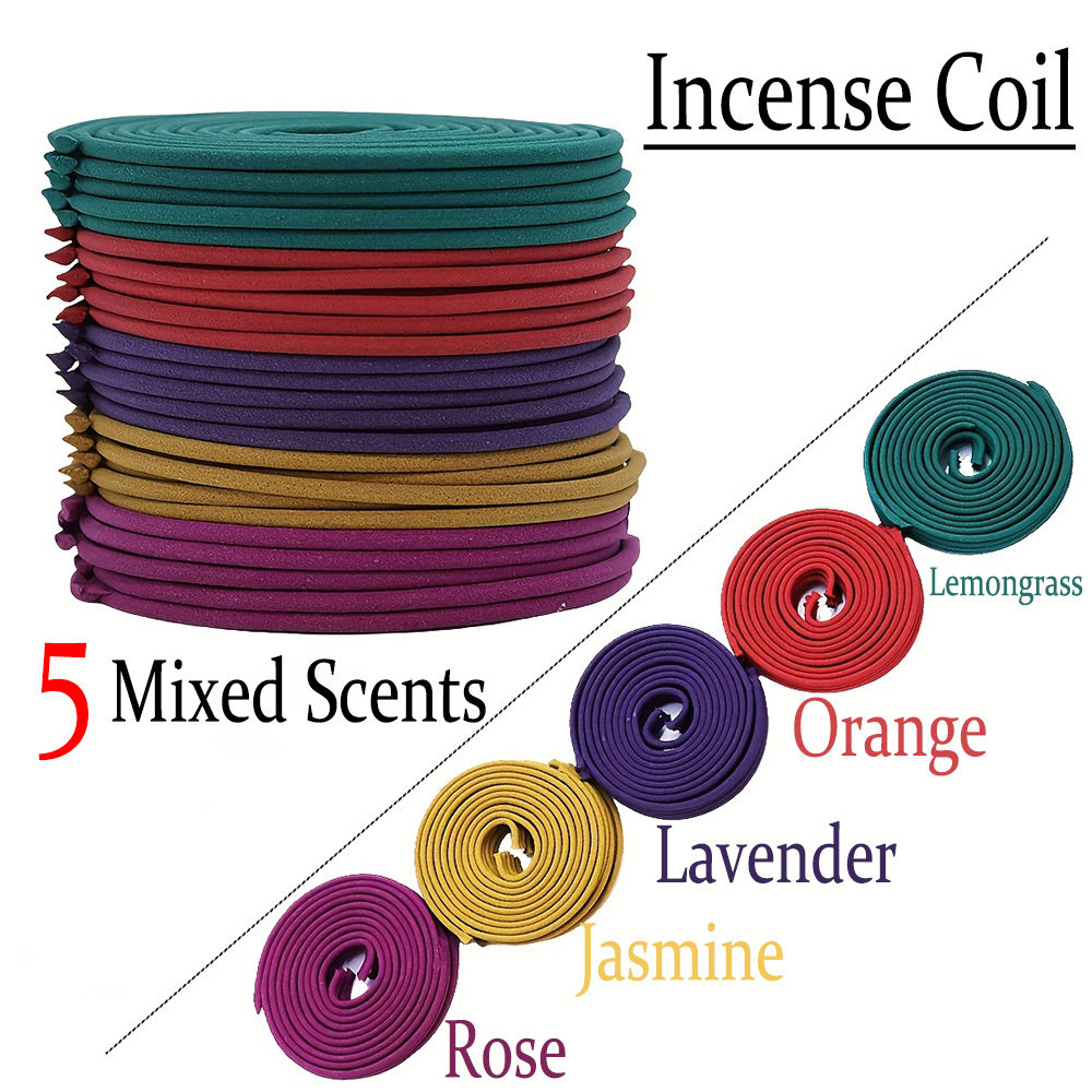 Set misto di incenso a spirale - Home Fragrance Scented Candle recensione e prezzo